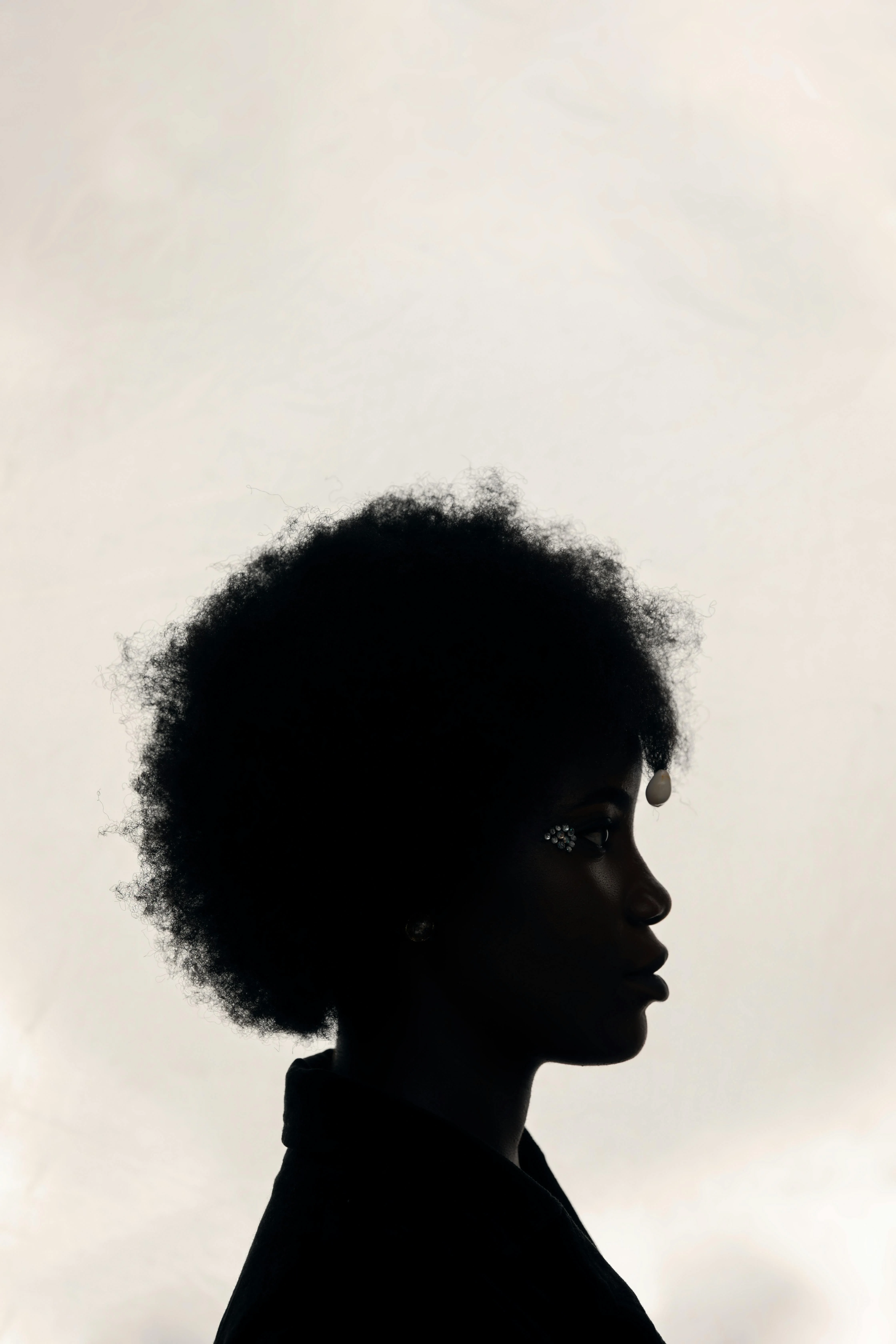 Girl with Afro hair